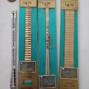 Gold and Silver Women's 10k Gf Watch Bands